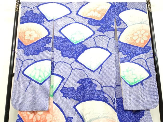 平和屋着物○豪華振袖 総絞り 地紙草花文 正絹 逸品 DAAV1266tw