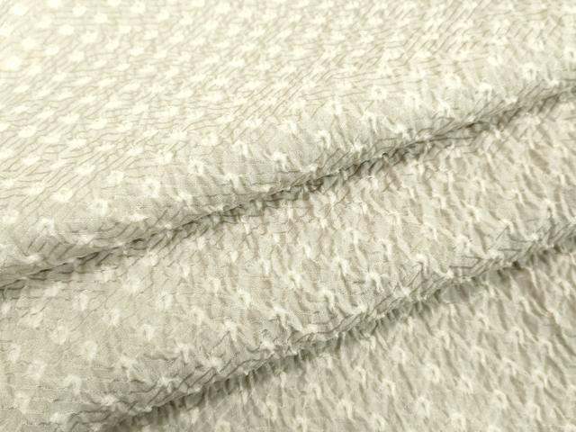 平和屋着物●大変加工の良い総絞り小紋　正絹　逸品　DAAV1279tw