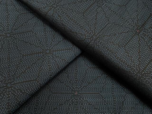 平和屋着物●本場大島紬　麻の葉文様　やまと誂製　正絹　逸品　未使用　DAAV1320tw