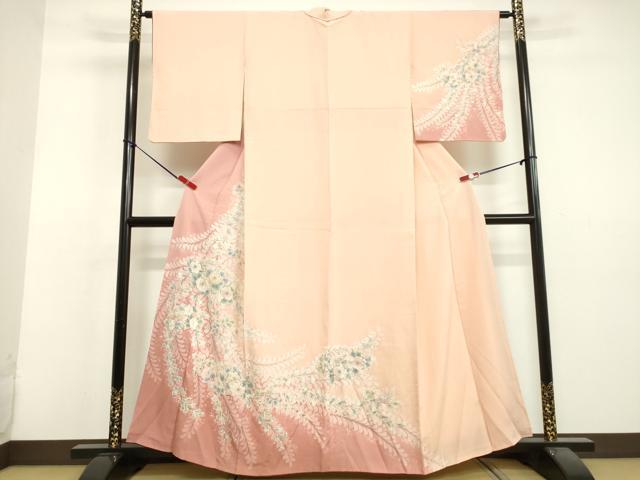 平和屋着物●訪問着　絞り　辻が花　正絹　逸品　DAAV1368tw