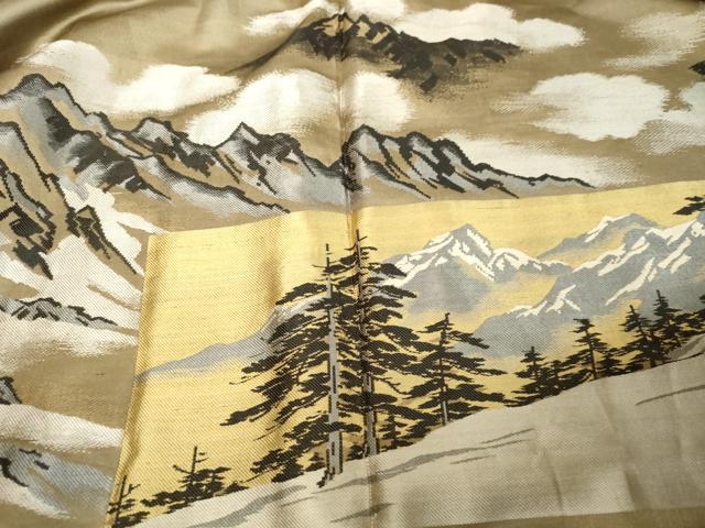 平和屋着物●男性　紬　アンサンブル　100亀甲　総詰め　正絹　逸品　DAAV1396tw