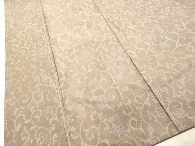 平和屋着物○本場大島紬 9マルキ 更紗花唐草文 正絹 逸品 DAAV1404tw 平和