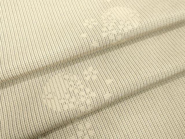 平和屋着物●本塩沢　舞桜文　正絹　逸品　DAAV1414tw