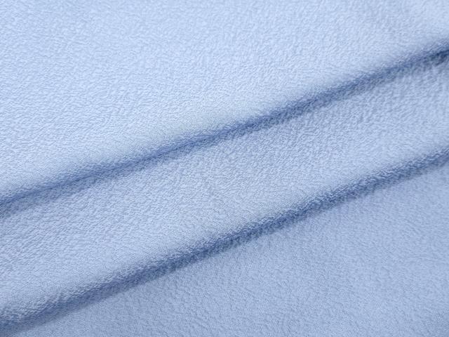 平和屋着物●上質な色無地　紋意匠　青藤色　正絹　逸品　未使用　DAAV1431tw