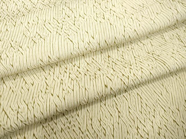 平和屋着物●上質な小紋　杢目絞り　正絹　逸品　DAAV1433tw