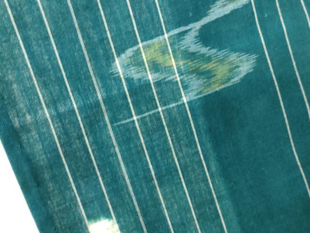 平和屋着物▽綿琉球 単衣 琉球絣 綿 逸品 DAAV1664op