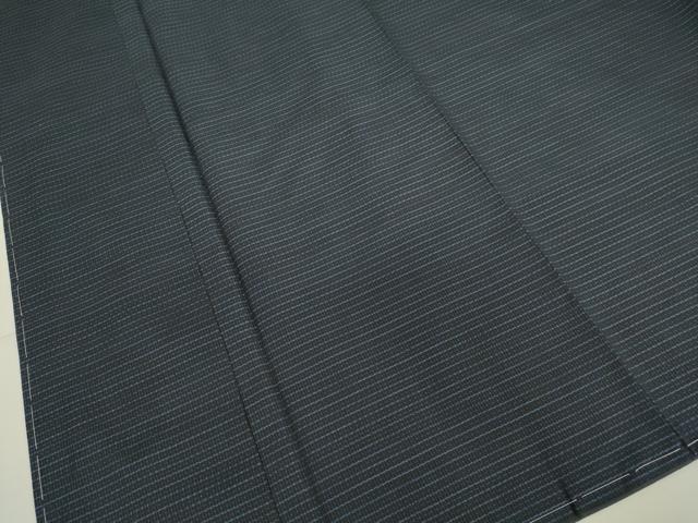 平和屋着物○男性 本場大島紬 格子 正絹 逸品 未使用 DAAV3097du