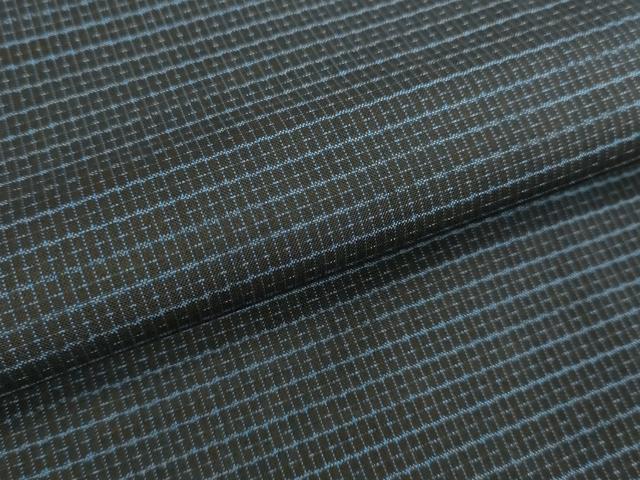 平和屋着物○男性 本場大島紬 格子 正絹 逸品 未使用 DAAV3097du