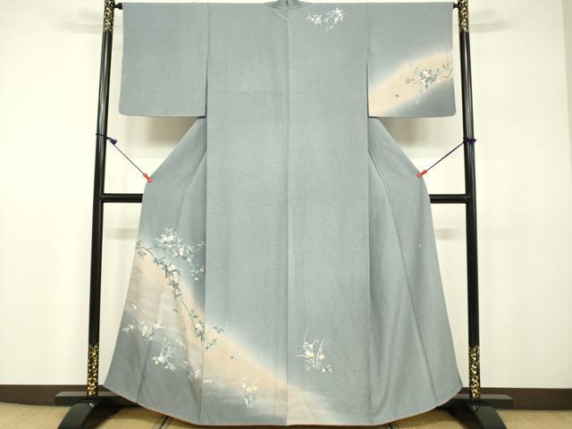 平和屋着物●訪問着　友禅　作家物　暈し染め　正絹　逸品　未使用　DAAV3106du