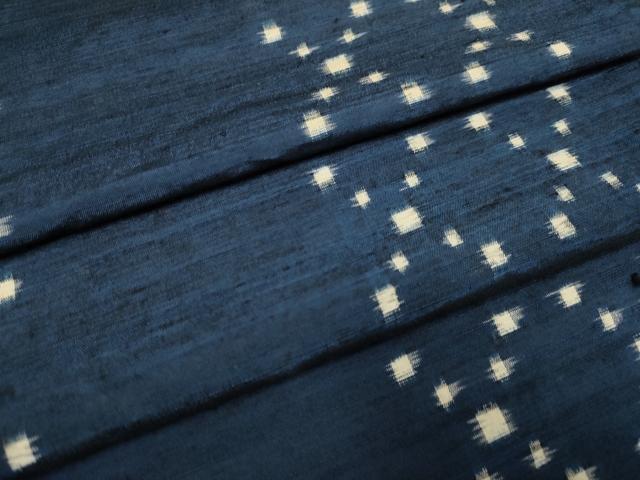 平和屋着物▽上質な紬　単衣　間道　正絹　逸品　DAAV3146du