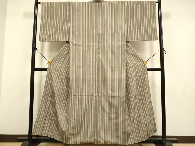 平和屋着物●上質な紬　間道　正絹　逸品　DAAV3211du 平和屋着物○上質な紬 間道 正絹 逸品 DAAV3211du