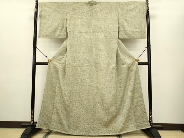 平和屋着物●上質な小紋　総絞り　霞文　正絹　逸品　DAAV3273du 平和屋着物○上質な小紋 総絞り 霞文 正絹 逸品 DAAV3273du