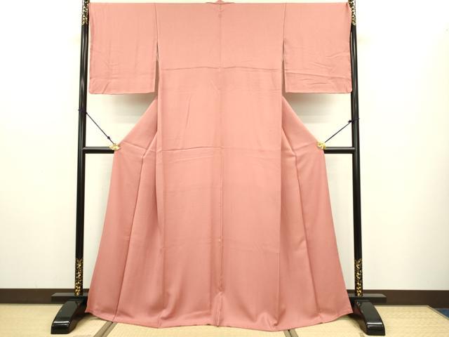 平和屋着物■上質な色無地　舞花地紋　桃色　正絹　逸品　未使用　AAAJ1205Acs 平和屋着物□上質な色無地 花尽くし地紋 桃色 正絹 逸品 CAAU0583ev 平和