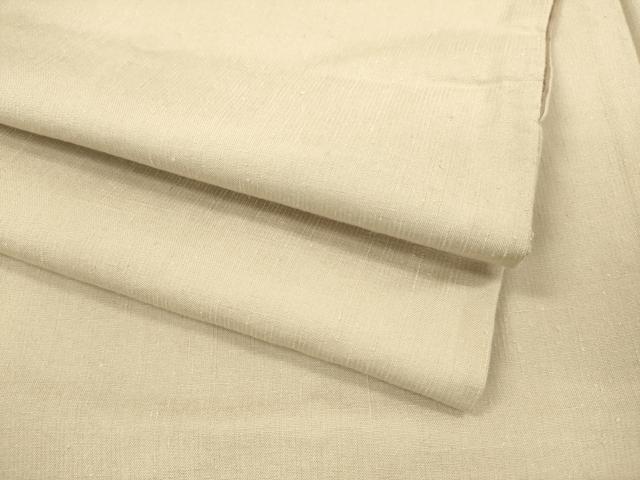 平和屋着物●結城紬　薄香色　正絹　逸品　DAAV3312du