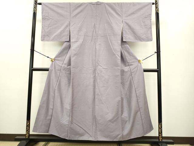 平和屋着物○上質な紬 鳩羽鼠色 正絹 逸品 DAAV3321du