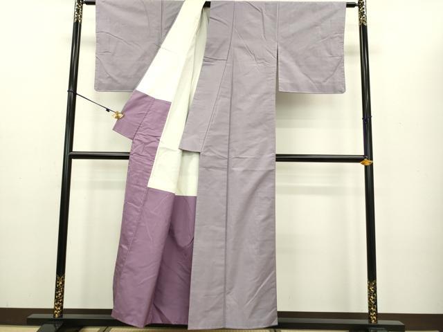 平和屋着物●上質な紬　鳩羽鼠色　正絹　逸品　DAAV3321du 平和屋着物○上質な紬 鳩羽鼠色 正絹 逸品 DAAV3321du