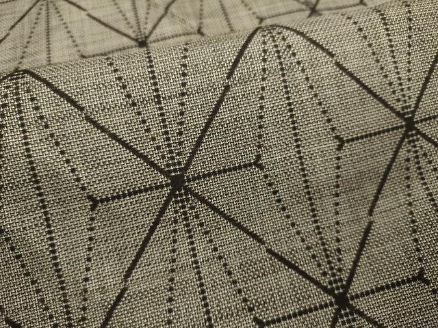 平和屋着物○本場大島紬 9マルキ 麻の葉文様 正絹 逸品 DAAT1156tw