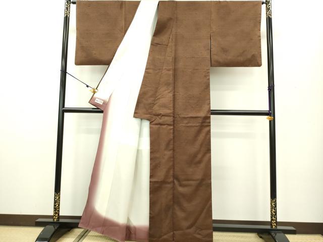 平和屋着物○石川県指定無形文化財 牛首紬 白山工房 手織り 雪輪