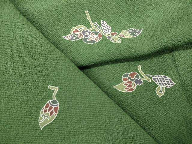 平和屋着物●上質な小紋　成り物　正絹　逸品　DAAV3333du