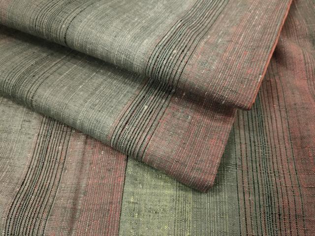 平和屋着物○上質な紬 間道 正絹 逸品 DAAV3344du