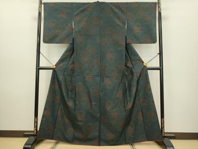 平和屋着物●本場大島紬　舞花文　正絹　逸品　DAAV3360du 平和屋着物○本場大島紬 舞花文 正絹 逸品 DAAV3360duの通販はau PAY