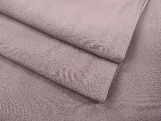 平和屋着物●上質な色無地　梅鼠色　正絹　逸品　DAAV3371du