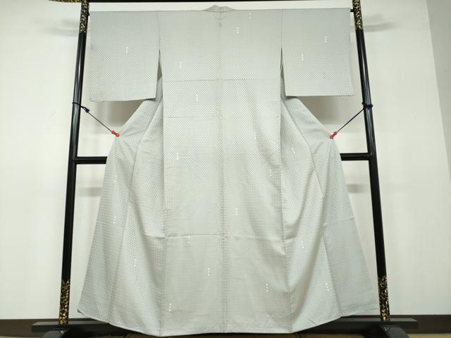 平和屋着物○訪問着 駒刺繍 笹竹文 雪芝 黒地 金彩 正絹 逸品