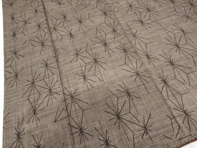 平和屋着物○本場大島紬 7マルキ 麻の葉文様 正絹 逸品 AAAV8902ma