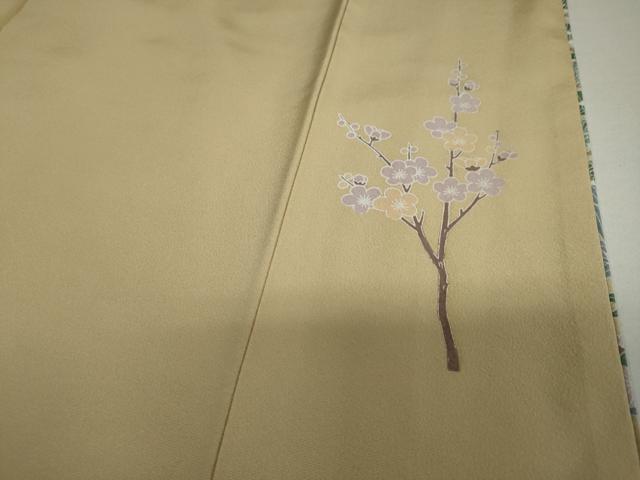 平和屋着物○訪問着 友禅 風景草花文 暈し染め 正絹 逸品 DAAV4895ud