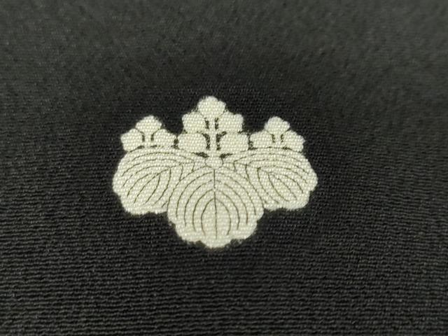 平和屋着物○豪華黒留袖 友禅 作家物 花鳥文 暈し染め 正絹