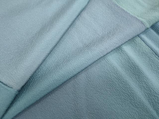 平和屋着物●染色作家　斉藤三才　小紋　霞文　正絹　逸品　DAAV4928ud