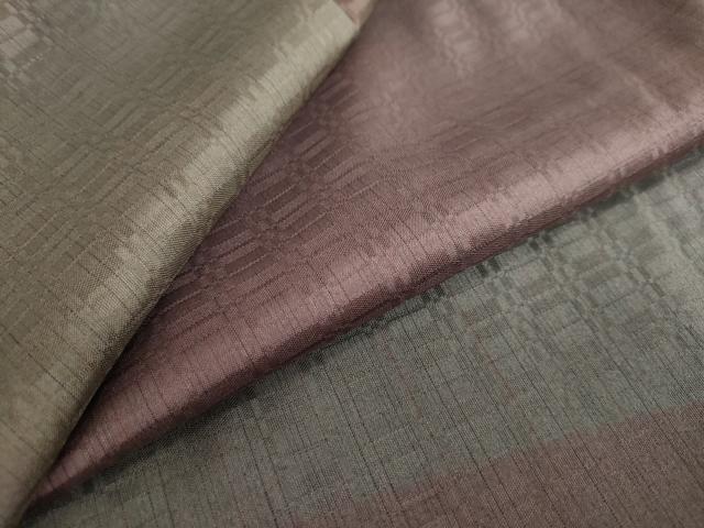 平和屋着物●上質な紬　霞文　正絹　逸品　DAAV4938ud