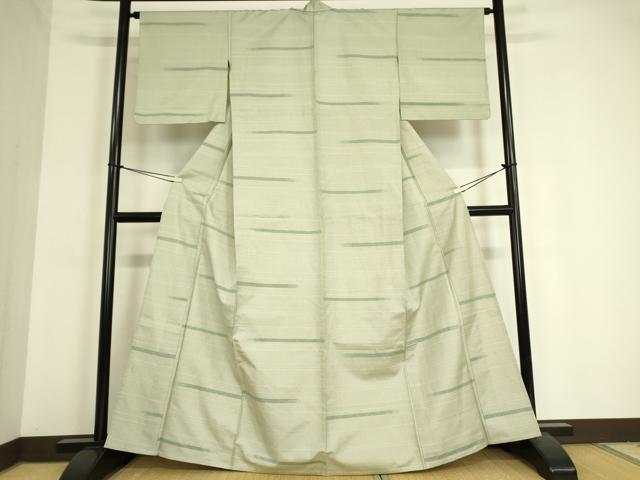 平和屋着物○上質な紬 100亀甲 抽象文様 正絹 逸品 DAAY5023ud