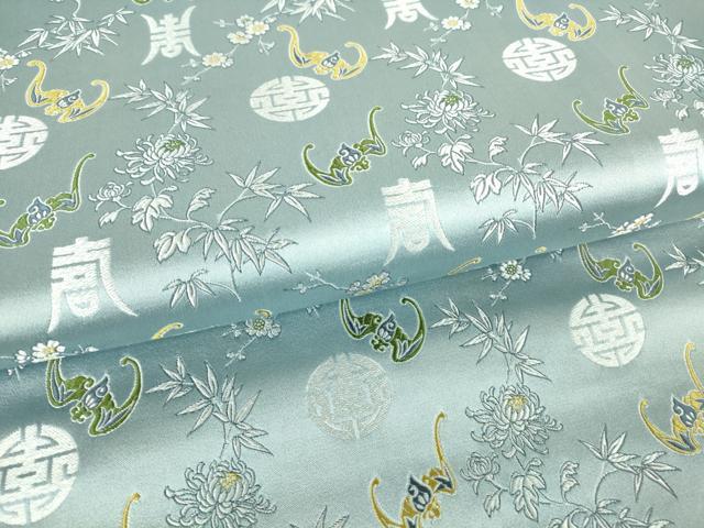 平和屋着物●アンティーク　大正ロマン　丸帯　コウモリ　文字文　金糸　正絹　逸品　DAAV5137az 平和屋着物○アンティーク 大正ロマン 丸帯 コウモリ 文字文 金糸 正絹