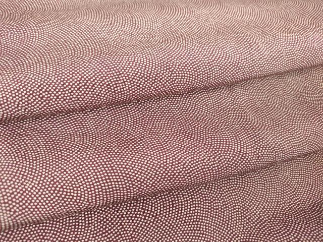 平和屋着物▽江戸小紋　単衣　鮫小紋柄　正絹　逸品　DAAV5197az