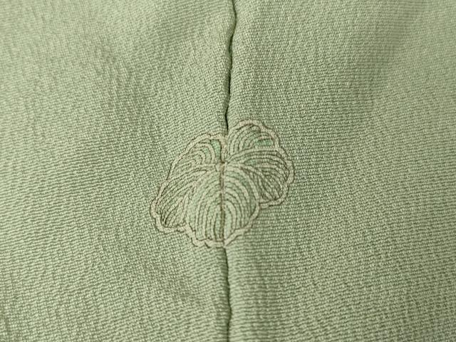平和屋着物▽訪問着　単衣　草花文　正絹　逸品　DAAV5214az_8