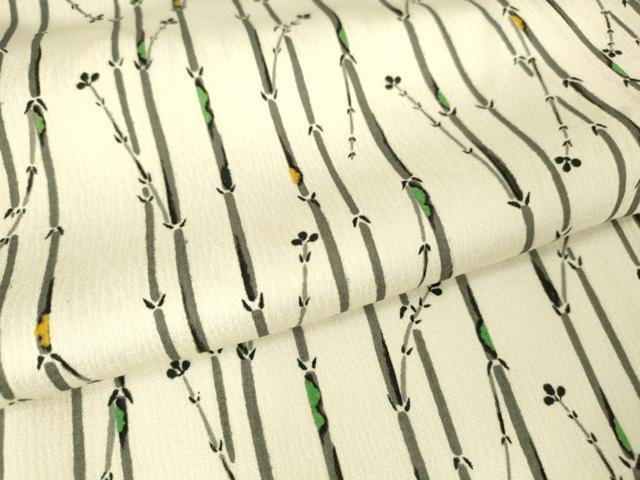 平和屋着物▽上質な小紋 単衣 枝蕾 正絹 逸品 DAAV5226az