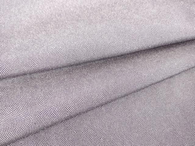 平和屋着物▽江戸小紋　単衣　鮫小紋柄　正絹　逸品　DAAV5335az