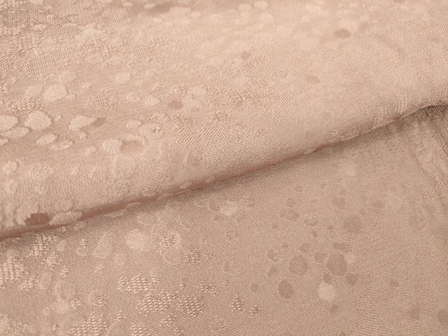 平和屋着物▽上質な色無地　単衣　霞地紋　梅鼠色　正絹　逸品　DAAV5411az 平和屋着物▽上質な色無地 単衣 霞地紋 梅鼠色 正絹