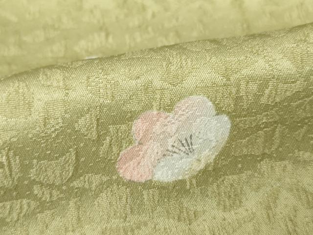 平和屋着物▽小紋 単衣 舞梅文 洗える着物 DAAV5596az