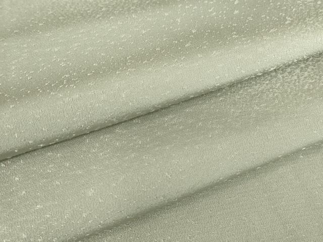 平和屋着物▽上質な色無地　単衣　霞地紋　豆がら茶色　正絹　逸品　DAAV5685az