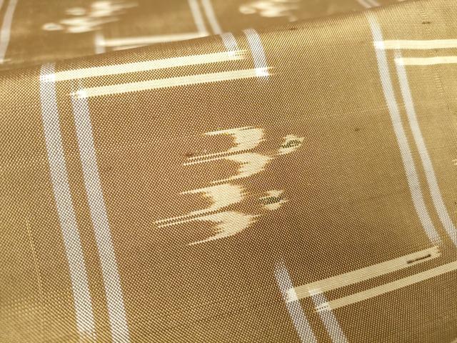 平和屋着物▽本場琉球絣 紬 単衣 正絹 逸品 DAAV5757az