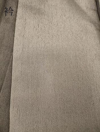 平和屋着物▽上質な紬　単衣　変わり間道　正絹　逸品　DAAV5912az_6