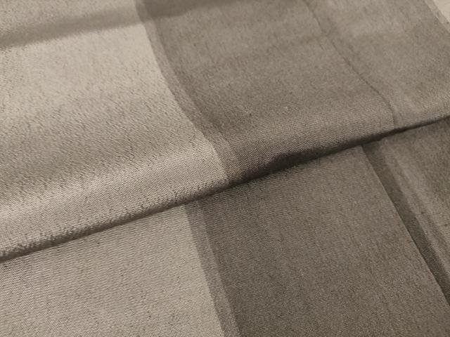 平和屋着物▽上質な紬　単衣　変わり間道　正絹　逸品　DAAV5912az_4