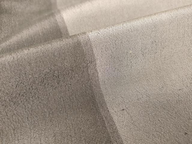 平和屋着物▽上質な紬　単衣　変わり間道　正絹　逸品　DAAV5912az_5