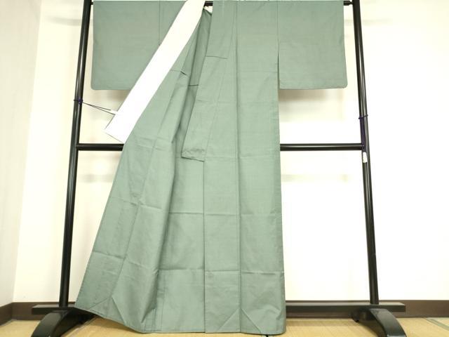 平和屋着物▽本場大島紬　単衣　7マルキ　蚊絣　正絹　逸品　DAAV5933az_2