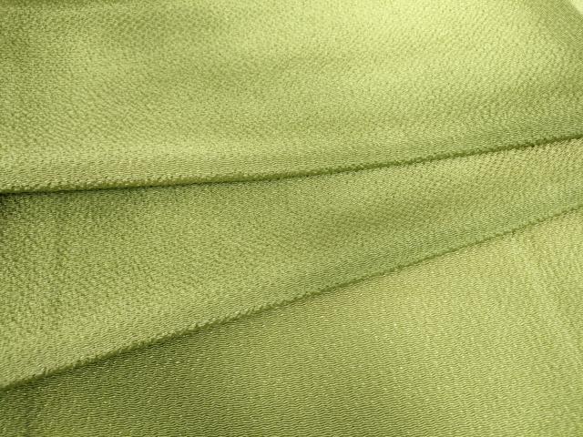 平和屋着物▽上質な小紋　単衣　霞文　鬼しぼ縮緬　正絹　逸品　DAAV5939az