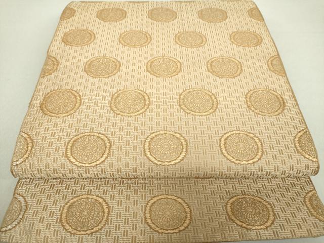 平和屋着物●六通柄　本袋帯　名物裂　糸屋風通　金糸　正絹　逸品　DAAV6032ps