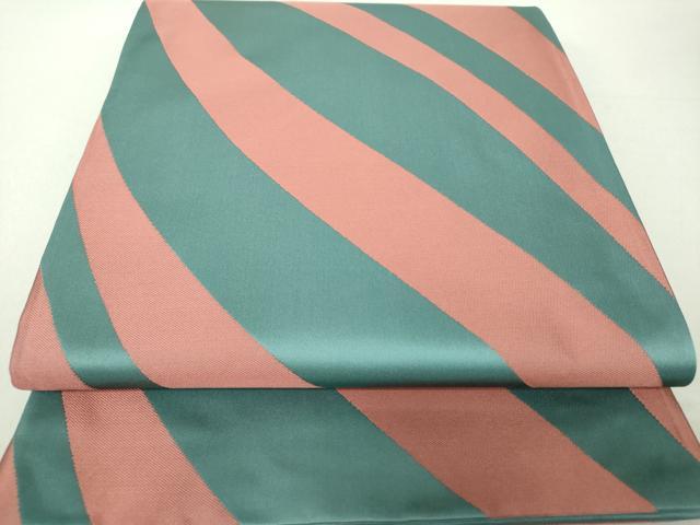 平和屋着物●世界的人形師　辻村寿三郎　ジュサブロー　六通柄袋帯　変わり間道　正絹　逸品　DAAV6125ps