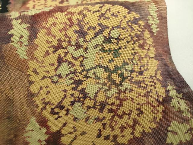 平和屋着物○六通柄袋帯 葵間道 正絹 逸品 DAAV6226ps